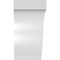Ekena Millwork 5-in. W x 6-in. D x 10-in. H Baker Architectural Grade PVC Knee Brace BRCP05X06X10BKR - alternate 5